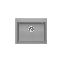Zlew. ISTROS 61x50 1B szary beton + bateria FLESSI