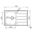 Zlewozmywak ATHENA 79x50 1B 1D + bateria BELLO