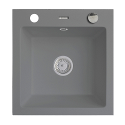 Zlew. CALEA 48x50 1B szary beton