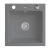 Zlew. CALEA 48x50 1B szary beton