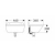 Umywalka ogrodowa Standard, szary granit + bateria Ossia