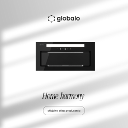Okap kuchenny GLOBALO Silentio 60.2 Black (bez silnika)