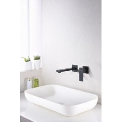 Bateria umywalkowa podtynkowa  TORONTO TOR-BPU.110 CZARNY MAT