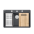 QUADRON | MARC 110 FM PRODUKT NA ZAMÓWIENIE | granitowy zlewozmywak kuchenny CZARNY+ STAL | wymiary: 75 x 49 x 24 cm | akcesoria: syfon, dozownik, des