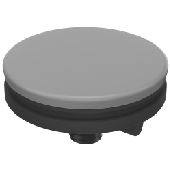 Zaślepka do otworu pod baterię/dozownik SZARA silver stone O 44 mm