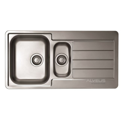 ALVEUS LINE 10 zlewozmywak stalowy MONARCH antracyt