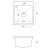 QUADRON LUKE 90 zlewozmywak stalowy (40x45x20) z syfonem 1-komorowy b/o