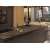 OWEN 111 GraniteQ zlewozmywak z syfonem Push 2 Open 1-komorowy z/o (760x500x215; kom. 330x430) black diamond / elementy stalowe