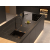 OWEN 111 GraniteQ zlewozmywak z syfonem Push 2 Open 1-komorowy z/o (760x500x215; kom. 330x430) black diamond / elementy stalowe