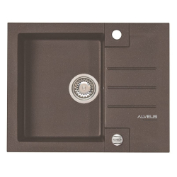 ALVEUS ROCK 30 zlewozmywak granitowy chocolate