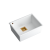DAVID 50 GraniteQ snow white/elementy miedziane