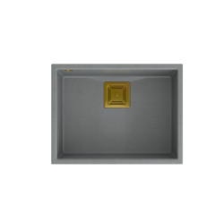 DAVID 50 GraniteQ silver stone/elementy złote