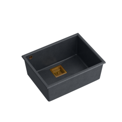 DAVID 50 GraniteQ black diamond/elementy miedziane