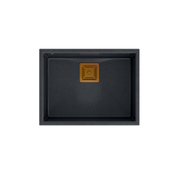 DAVID 50 GraniteQ black diamond/elementy miedziane