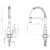 HELIX bateria kuchenna chrom