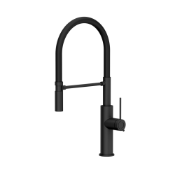 QUADRON bateria kuchenna GEMMA Q LINE SteelQ pure carbon, czarny wąż