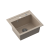 QUADRON JOHNNY 110 GraniteQ zlewozmywak granitowy river sand (beżowy) 1-komorowy b/o (50x47x18,5), z syfonem i zaślepką stal szlachetna