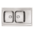 ALVEUS CLASSIC Pro 80 zlewozmywak stalowy satyna