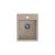 QUADRON JOHNNY 90 GraniteQ zlewozmywak granitowy river sand (beżowy) 1-komorowy z/o (39x50x20), z syfonem stal szlachetna