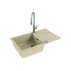 CADIT 40 kol. 22 PIASKOWY (860x500) zlew Granital 1 kom. z syfonem POP-UP 3 1/2