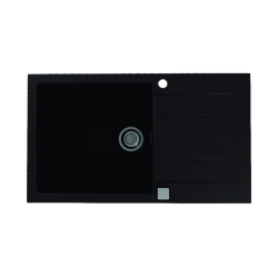 CADIT 40 kol. 91 CZARNY (860x500) zlew Granital 1 kom. z syfonem POP-UP 3 1/2"