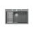 MARC 110 WORKSTATION GraniteQ zlewozmywak 1-komorowy 760*500*220 mm silver stone + syfon push to open + dozownik stal szcz.+ wkładka ociekowa+ Qmata +