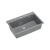 MARC 110 WORKSTATION GraniteQ zlewozmywak 1-komorowy 760*500*220 mm silver stone + syfon push to open + dozownik stal szcz.+ wkładka ociekowa+ Qmata +