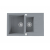 CADIT 70 kol. 81 BETON (790x500) zlew Granital 1,5 kom. z syfonem POP-UP 3 1/2"