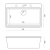 MARC 110 WORKSTATION GraniteQ zlewozmywak 1-komorowy 760*500*220 mm silver stone + syfon push to open + dozownik stal szcz.+ wkładka ociekowa+ Qmata +