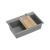 MARC 110 WORKSTATION GraniteQ zlewozmywak 1-komorowy 760*500*220 mm silver stone + syfon push to open + dozownik + deska + wkładka / elementy złote