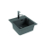 ATROX 20 kol. 81 BETON zlew Granital 1 kom. z syfonem POP-UP 3 1/2