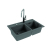 ATROX 50 kol. 81 Beton zlew Granital 2 kom. z syfonem POP-UP 3 1/2