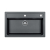ATROX 40 kol. 91 CZARNY zlew Granital (790 x 500) 1 kom. z syfonem POP-UP 3 1/2"