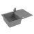 CADIT 20 kol. 81 BETON (790x500) zlew Granital 1 kom. z syfonem POP-UP 3 1/2