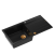 QUADRON EVAN 146 XL GraniteQ zlewozmywak z syfonem Push 2 Open 1-komorowy z/o (1000x500x210; kom. 420x480) pure carbon / elementy miedziane