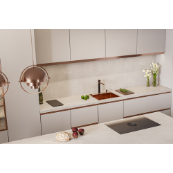 ALVEUS PURE 70 MONARCH ANTRACYT ZLEWOZMYWAK STALOWY