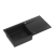 QUADRON EVAN 146 XL GraniteQ zlewozmywak z syfonem Push 2 Open 1-komorowy z/o (1000x500x210; kom. 420x480) pure carbon / elementy pure carbon