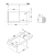 CADIT 50 kol. 22 PIASEK (1000x500) zlew Granital 1 kom. z syfonem POP-UP 3 1/2