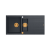 QUADRON EVAN 156 GraniteQ zlewozmywak z syfonem Push To Open 1,5-komorowy z/o (1000x500x210; kom. 420x480) black diamond / elementy miedziane