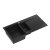 QUADRON EVAN 156 GraniteQ zlewozmywak z syfonem Push To Open 1,5-komorowy z/o (1000x500x210; kom. 420x480) pure carbon / elementy pure carbon