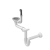 Odpływ zatyczkowy 3 1/2" z syfonem 1-komorowy Power Color silver stone (GRANIT-pionowy), save space