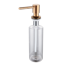 LILY, dozownik stal nierdzewna PVD ULTRA SHINE miedziany, pojemność 500 ml (WYSOKI POŁYSK)
