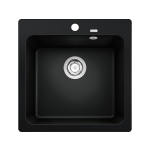 Zlewozmywak Blanco NAYA 5 bez korka automatycznego czarny 526 578