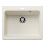 Zlewozmywak Blanco NAYA 6 bez korka automatycznego delikatny biały 527 128