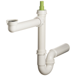 Syfon końcowy Fisc wersja płaska 6400PPSAB15