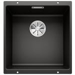 Zlewozmywak Blanco SUBLINE 400-U bez korka automatycznego z korkiem InFino czarny 525 990