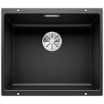 Zlewozmywak Blanco SUBLINE 500-U bez korka automatycznego z korkiem InFino czarny 525 995
