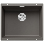 Zlewozmywak Blanco SUBLINE 500-U bez korka automatycznego z korkiem InFino wulkaniczny szary 527 353