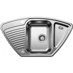 Zlewozmywak Blanco TIPO 9 E stal matowa, narożny, korek auto.526 338