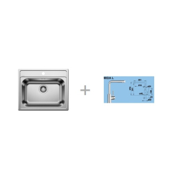 Zestaw 01-D 25 DANA 6 stal + MILA chrom
